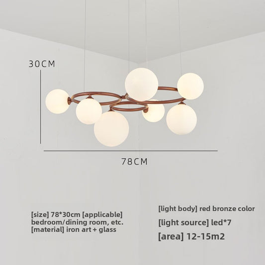 Glass pendant lamp