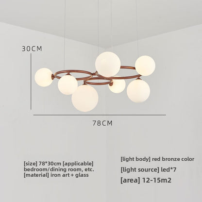 Glass pendant lamp