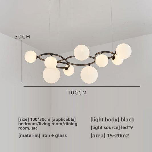 Glass pendant lamp