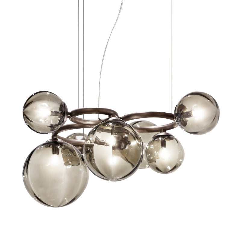 Glass pendant lamp