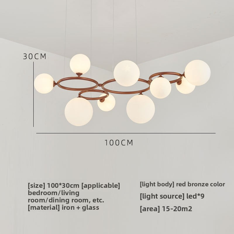 Glass pendant lamp