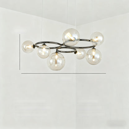 Glass pendant lamp