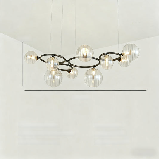 Glass pendant lamp