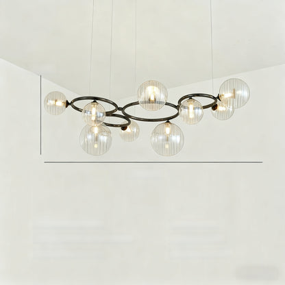 Glass pendant lamp