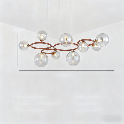 Glass pendant lamp