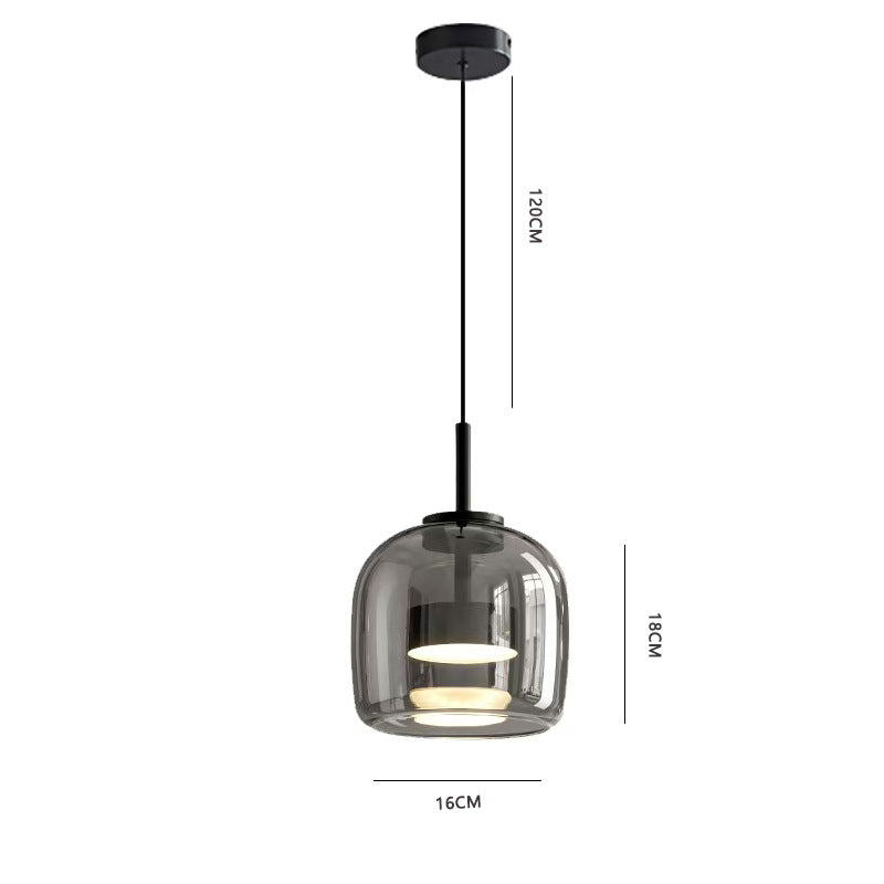 glass pendant lamp
