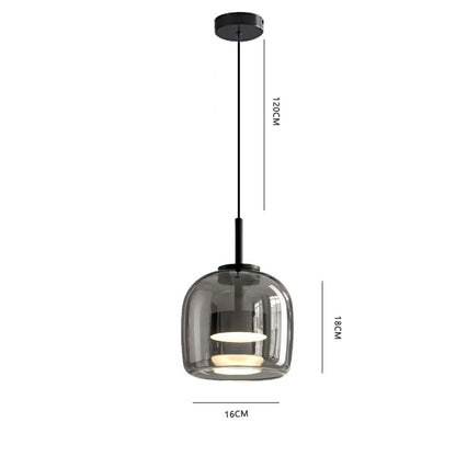 glass pendant lamp