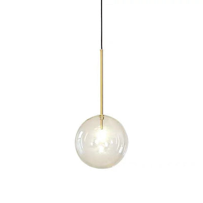 Glass pendant lamp