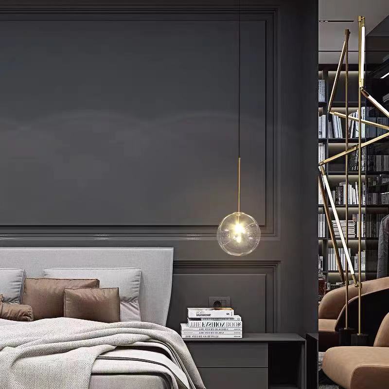 Glass pendant lamp