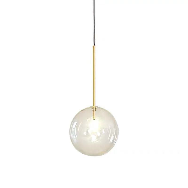 Glass pendant lamp