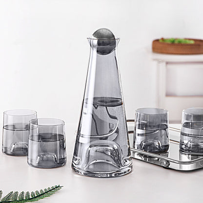 Glass Pitcher with Cups