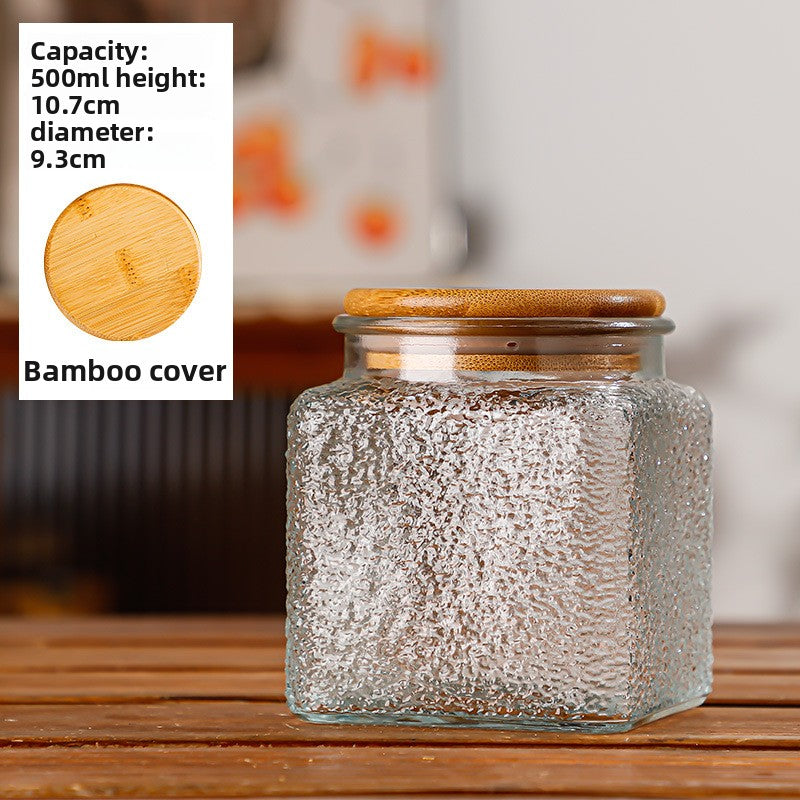 Glass sealed jar