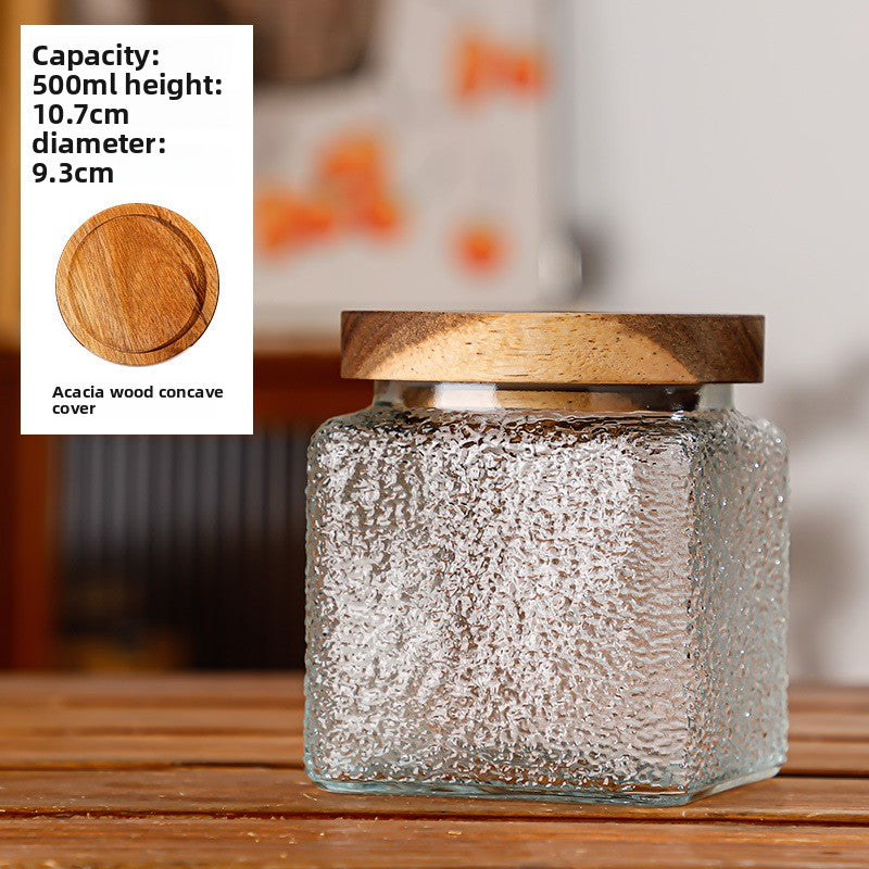 Glass sealed jar