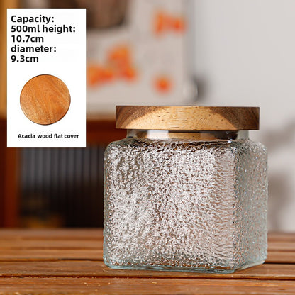 Glass sealed jar