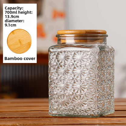 Glass sealed jar