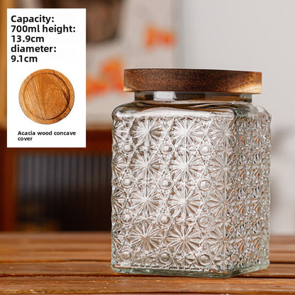 Glass sealed jar