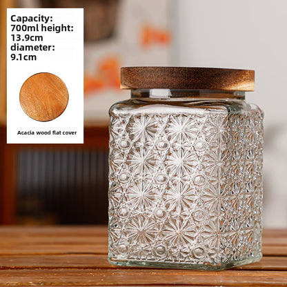 Glass sealed jar