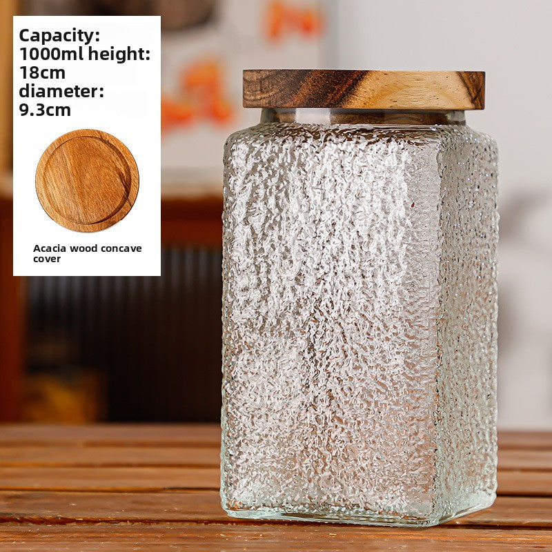 Glass sealed jar