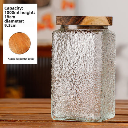 Glass sealed jar