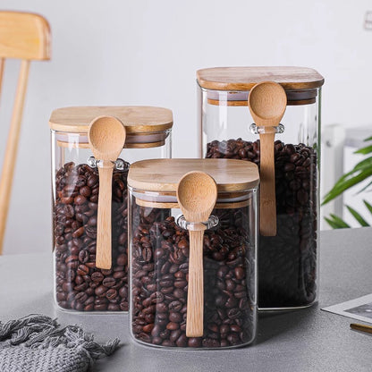 Glass sealed storage container