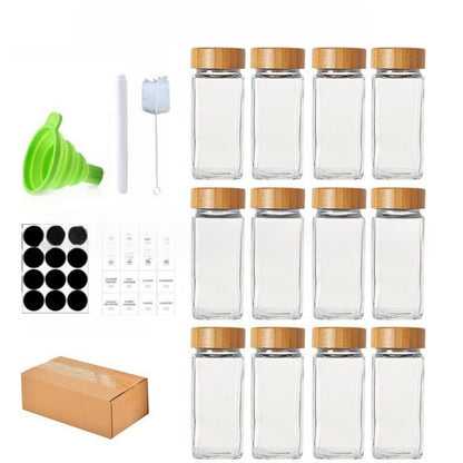 Glass seasoning bottle