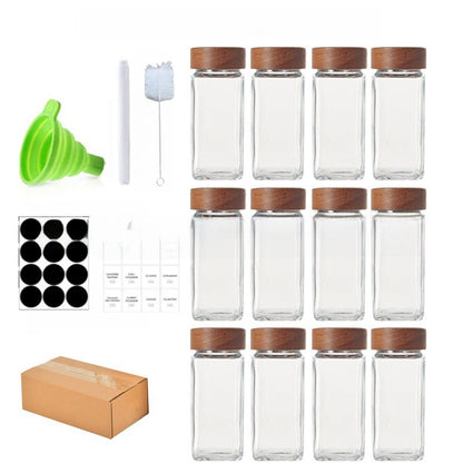 Glass seasoning bottle