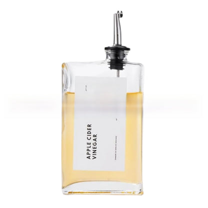 Glass seasoning bottle