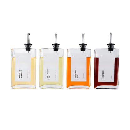 Glass seasoning bottle