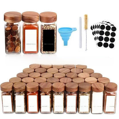 Glass seasoning bottle