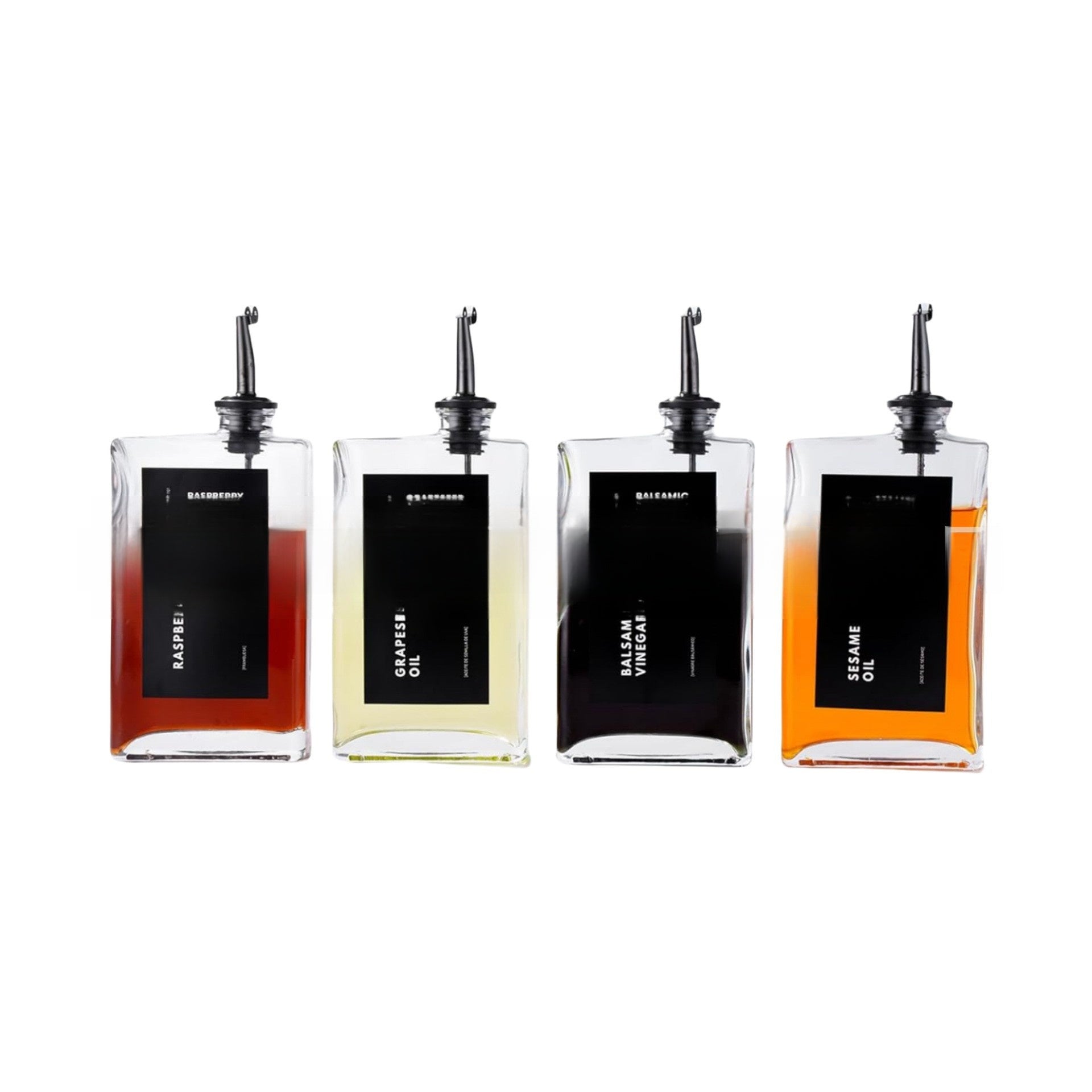 Glass seasoning bottle