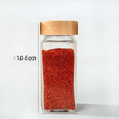 Glass seasoning bottle
