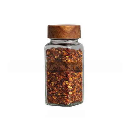 Glass seasoning bottle