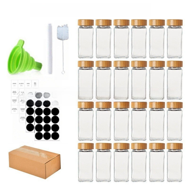 Glass seasoning bottle