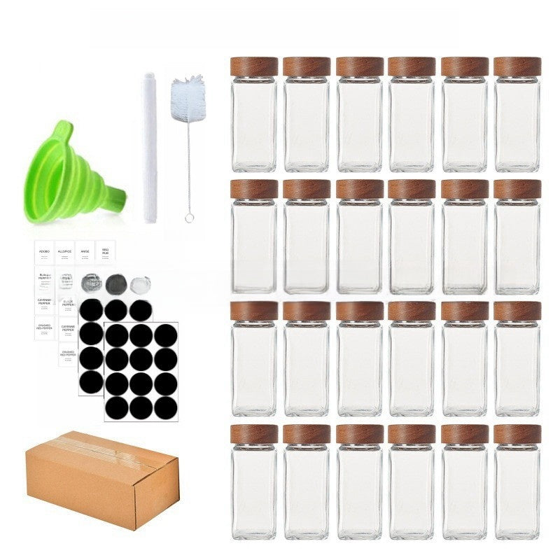 Glass seasoning bottle