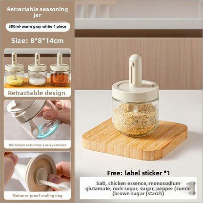 Glass Seasoning Jar