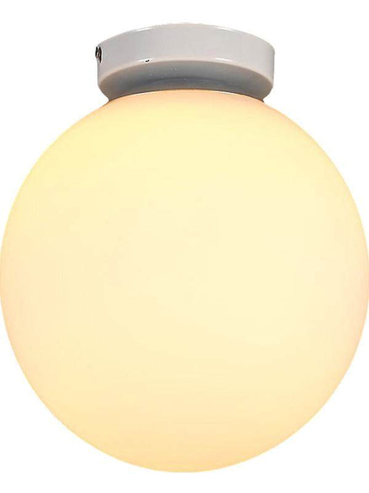 Glass spherical ceiling lamp