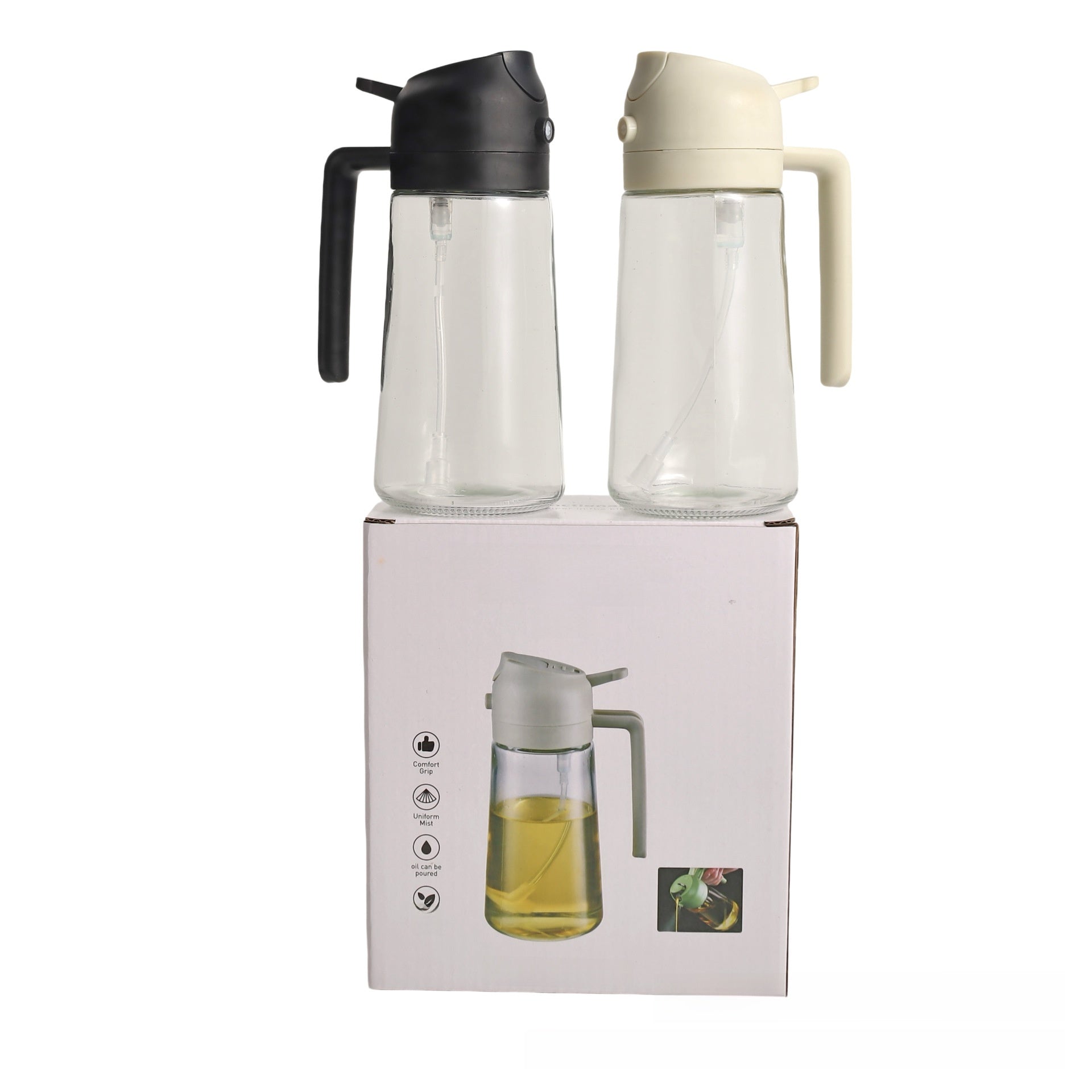 Glass spray bottle
