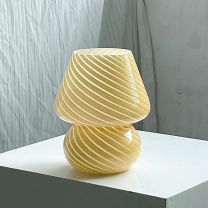 Glass table lamp in the "ins" style