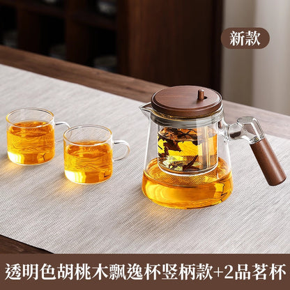 Glass teacup