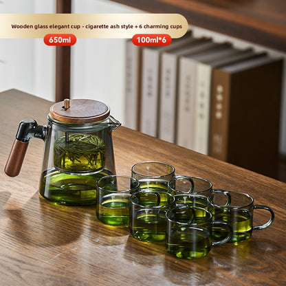 Glass teacup