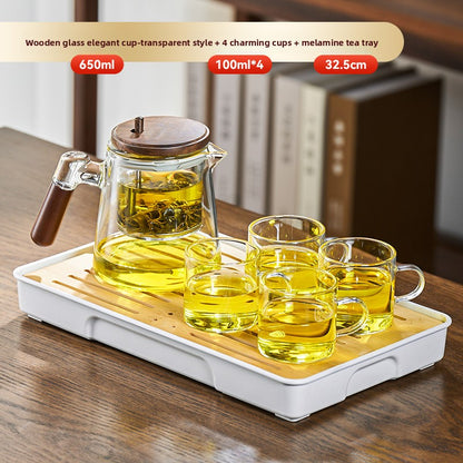 Glass teacup