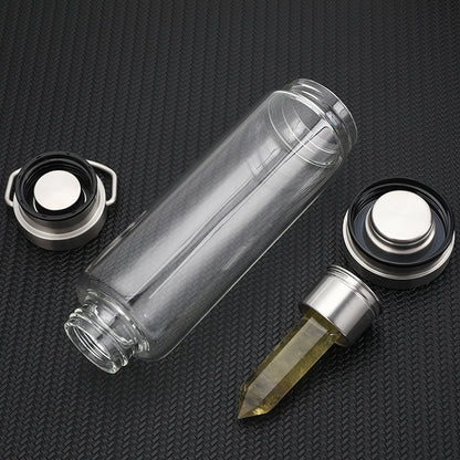 Glass Water Bottle