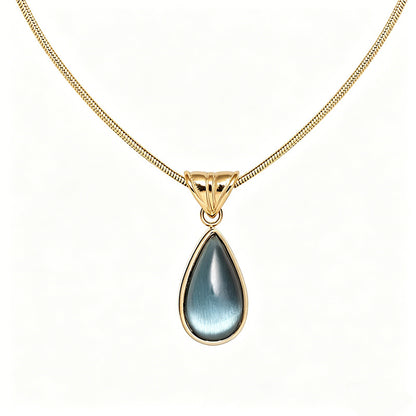 Glass Water Drop Necklace