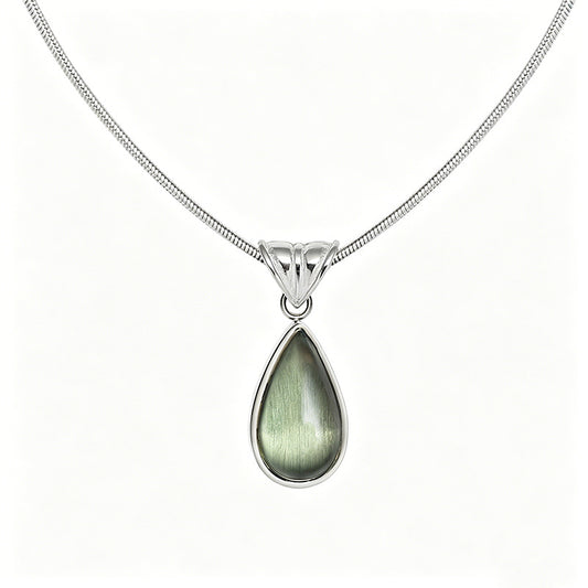 Glass Water Drop Necklace