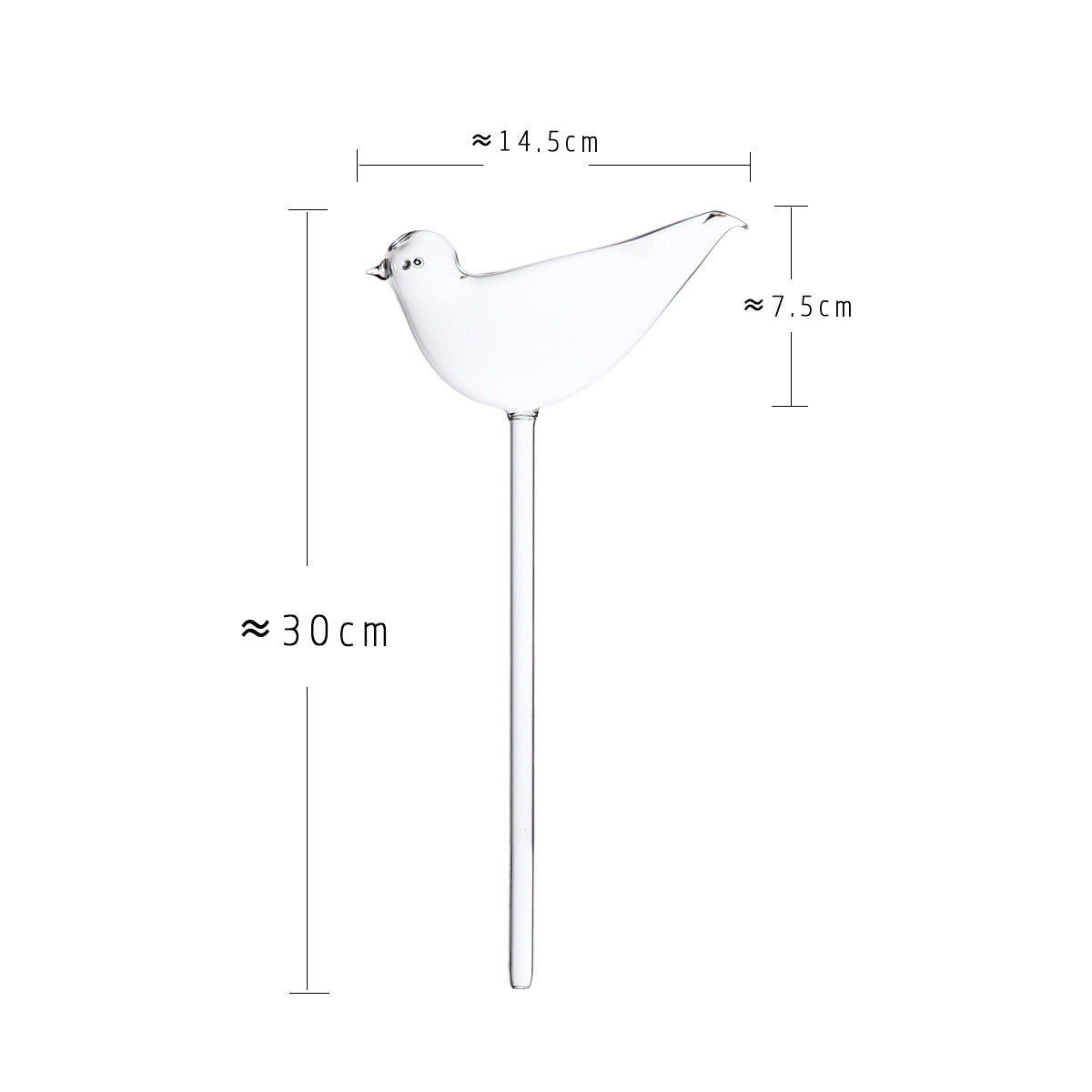 glass watering device