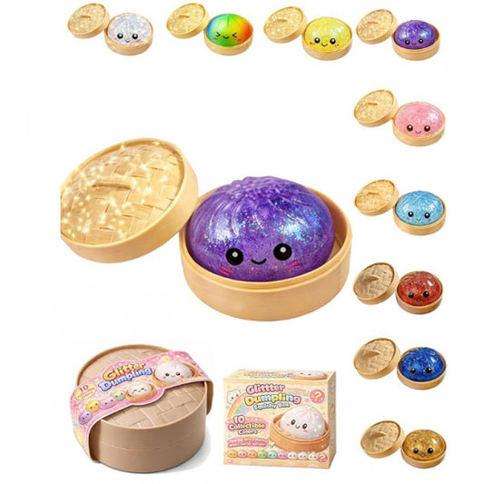 Glitter Dumpling Squishy Toy