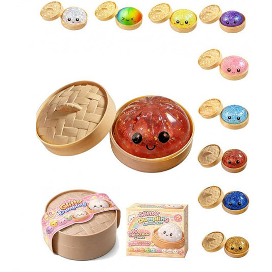 Glitter Dumpling Squishy Toy