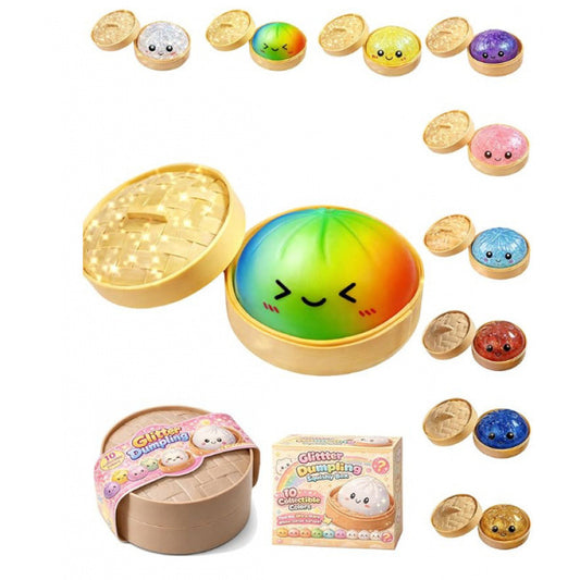 Glitter Dumpling Squishy Toy