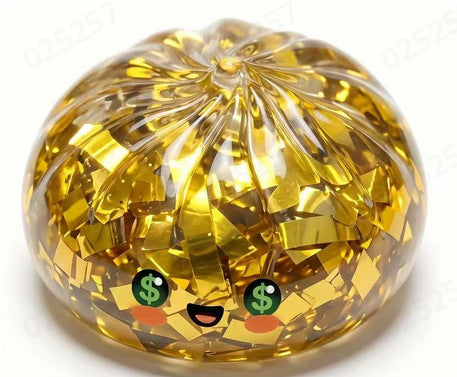 Glitter Dumpling Squishy Toy