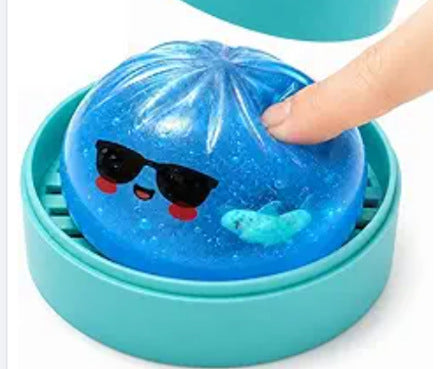 Glitter Dumpling Squishy Toy